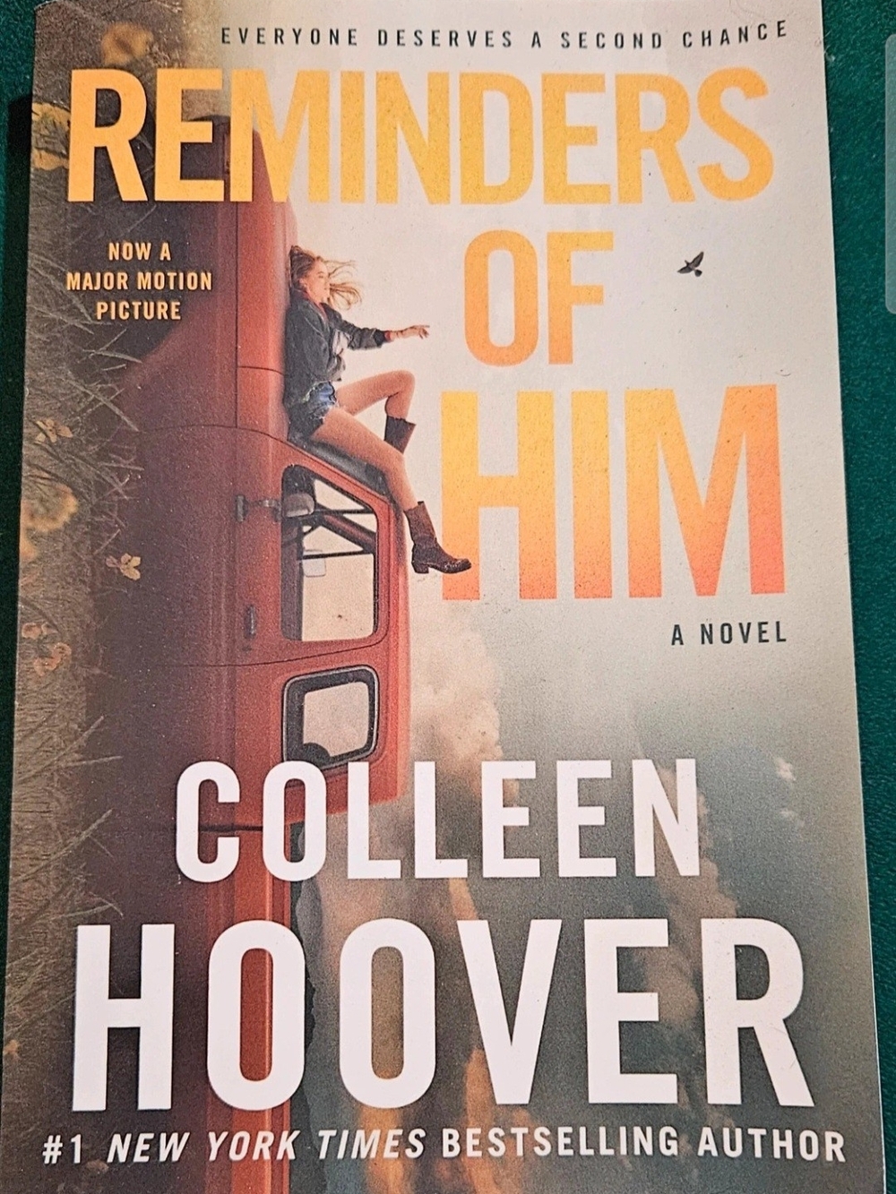 Reminders of Him - Yellow/Orange Cover Paperback